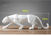 Animal Sculpture | Black Panther Figurine-Figurine-Homefinn