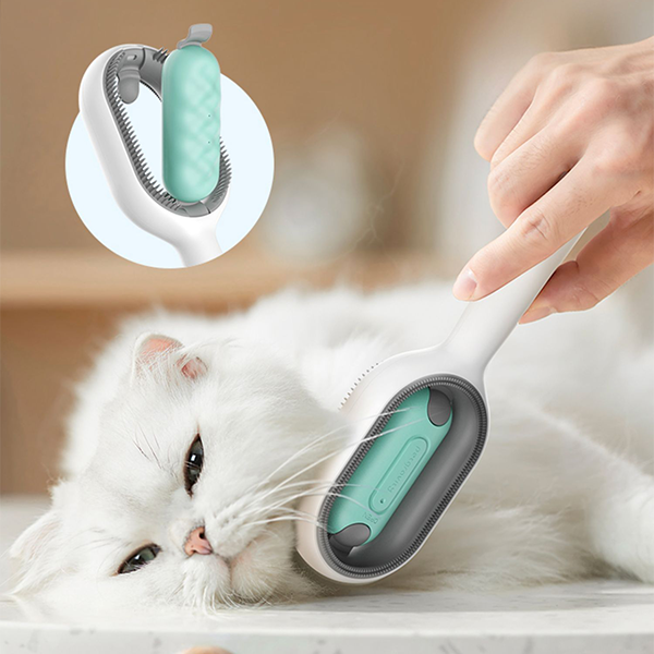 Pet Grooming Brush | Self Cleaning Slicker Brush-Pet Brush-Homefinn