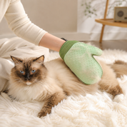 2-in-1 Pet Grooming Gloves for Cats and Dogs