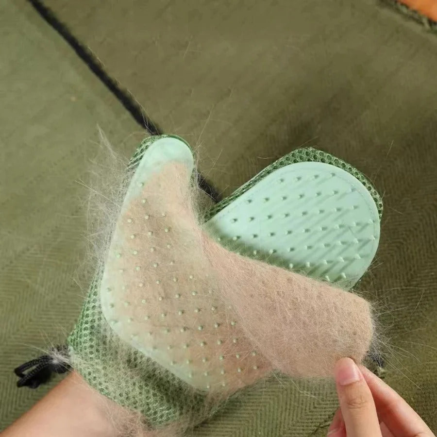 2-in-1 Pet Grooming Gloves for Cats and Dogs - Image 3