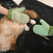 2-in-1 Pet Grooming Gloves for Cats and Dogs - Image 4