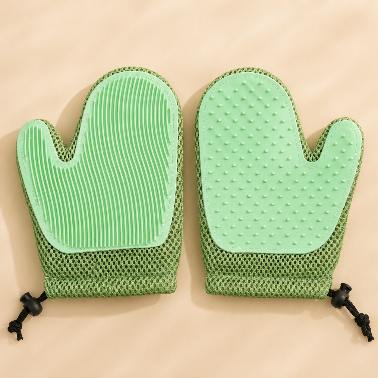 2-in-1 Pet Grooming Gloves for Cats and Dogs - Image 9