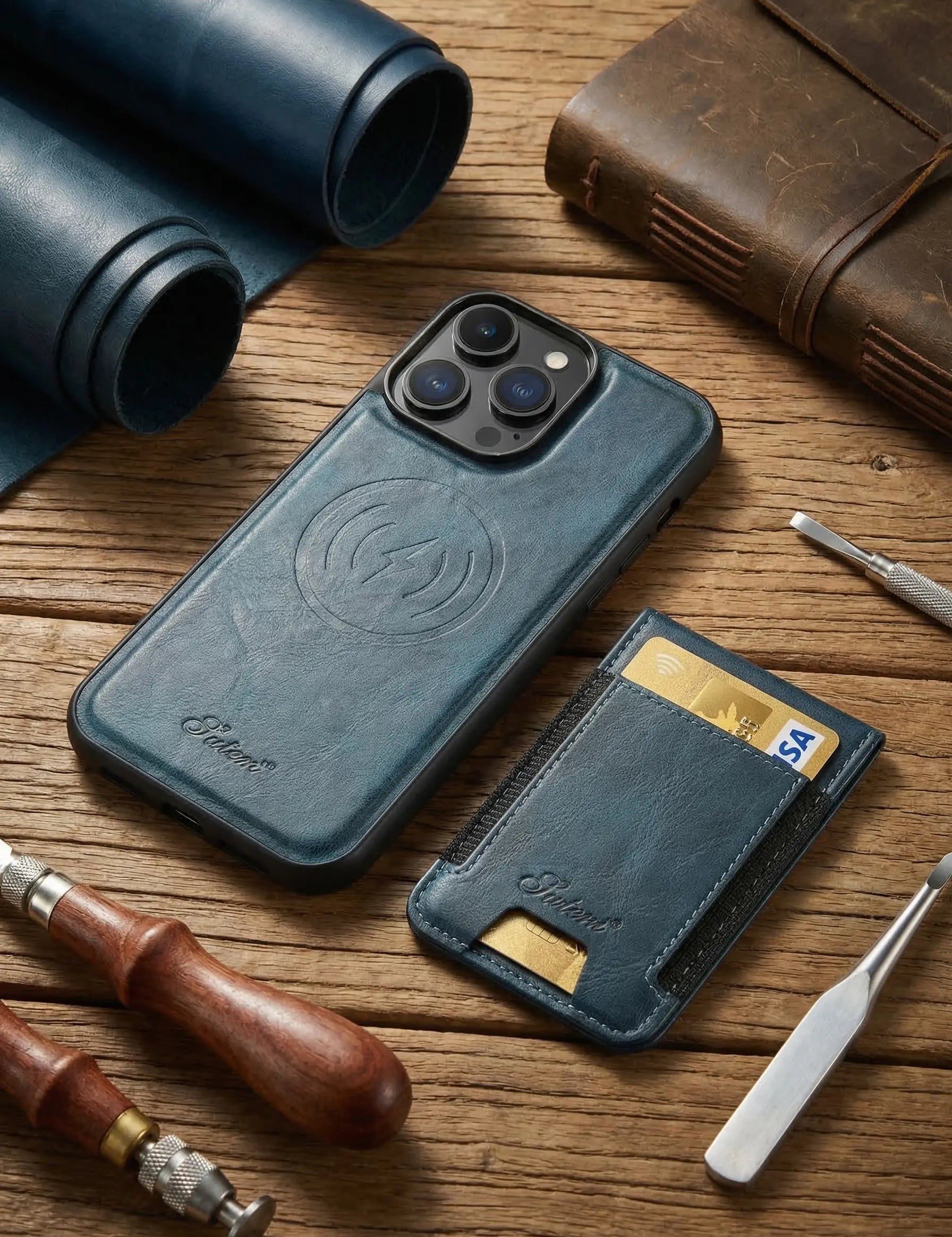 Phone Card Holder Case | Slim Design Everyday Carry-Phone Case-Homefinn