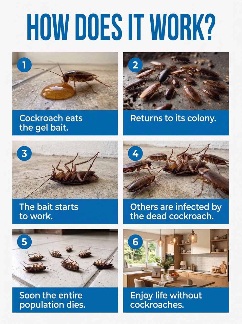 Cockroach Bait Gel | Roach Control Syringe Set-Pest Control-Homefinn