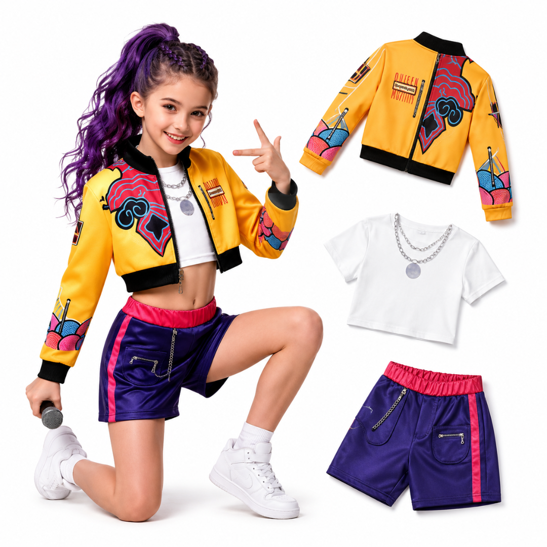 Disfraz infantil de Kpop Conjunto de ropa para cantante pop y baile - Image 10