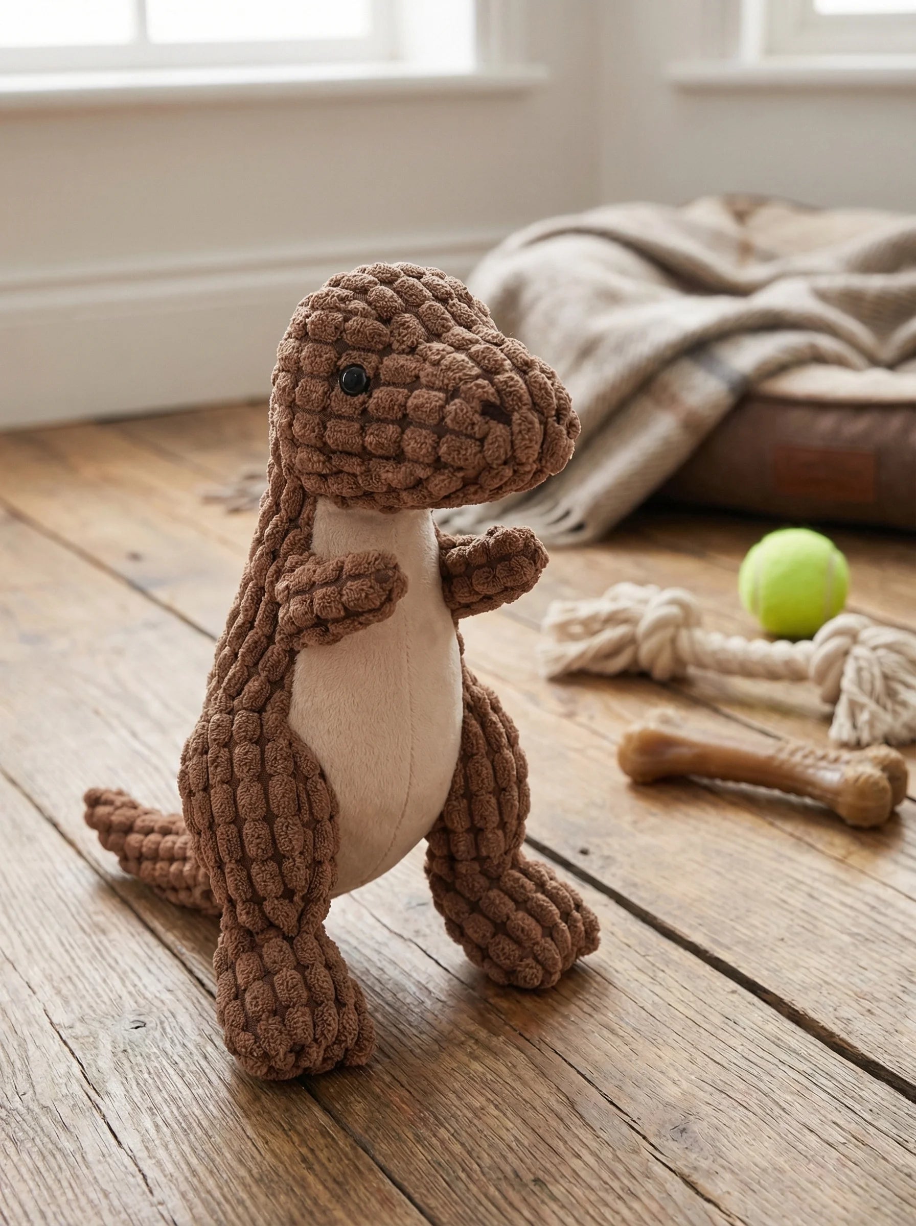 Dog Toy | Plush Dinosaur Toy-Pet Toy-Homefinn