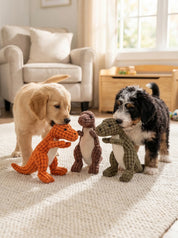 Dog Toy | Plush Dinosaur Toy-Pet Toy-Homefinn