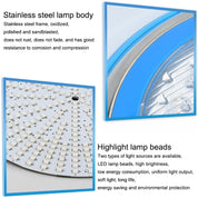 15W LED Stainless Steel Wall-Mounted Pool Light Landscape Underwater Light - Image 5