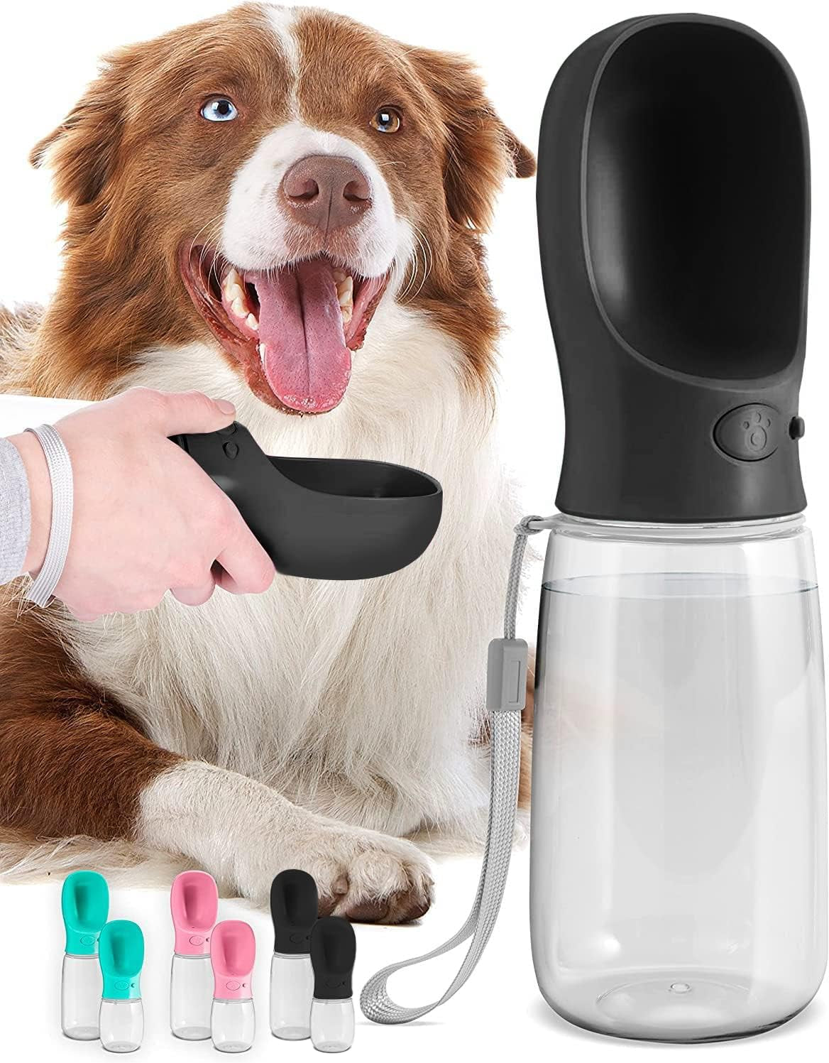 19 oz portable water bottle for dogs