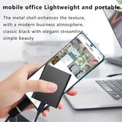 Portable Solid External SSD | Compact Profile Data Storage Travel Use-External SSD-Homefinn