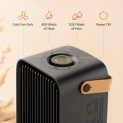 1200W Portable Electric Desktop Heater with Safe Fast Heating - Image 3