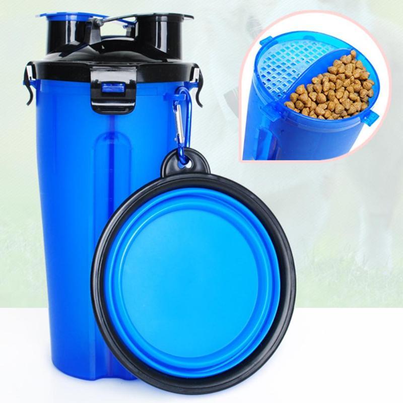 Portable Pet Water Bottle | Foldable Drinking Bowl-Pet Bottle-Homefinn