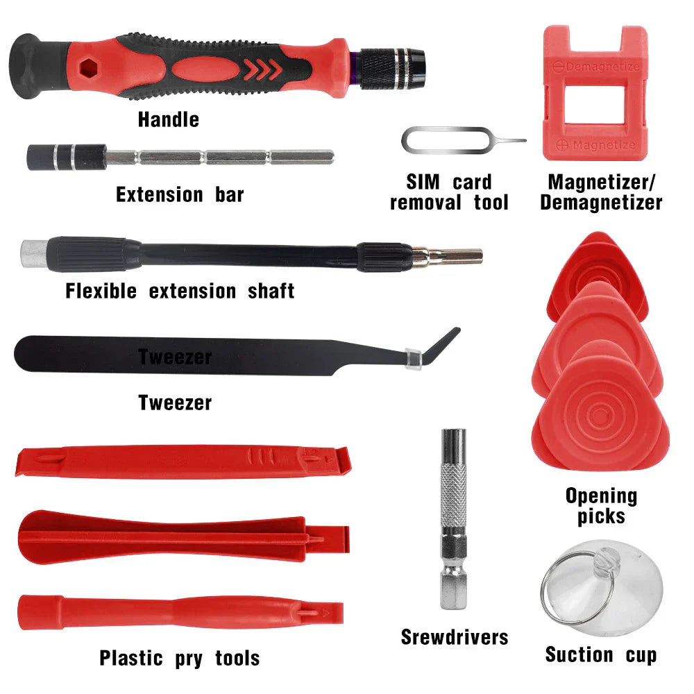 Precision Screwdriver Repair Kit | 115 Piece Tool Set-Screwdriver Set-Homefinn