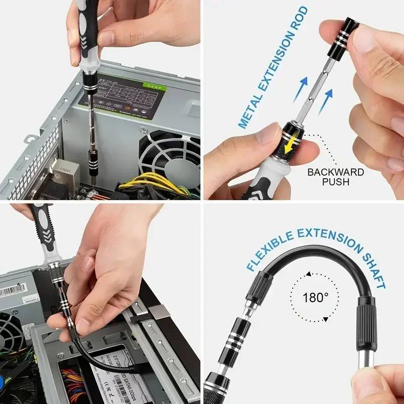 Precision Screwdriver Set | Multi Bit Repair Toolkit-Screwdriver Set-Homefinn