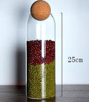 Storage Jars | Glass Food Storage Containers Set-Storage Jar-Homefinn