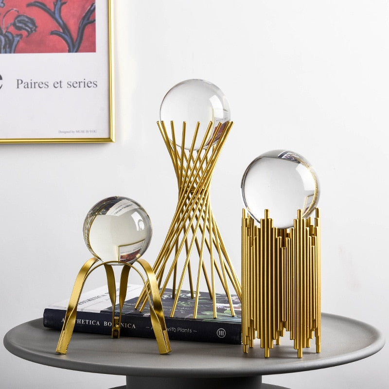 Glass Ball | Coffee Table Centerpiece-Figurine-Homefinn