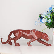 Animal Sculpture | Black Panther Figurine-Figurine-Homefinn