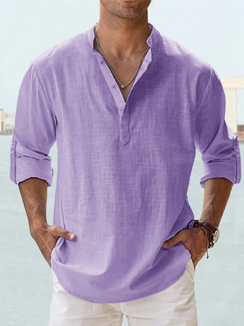 Men’s Relaxed Fit Shirt | Casual Button Beach Shirt-Men Shirt-Homefinn