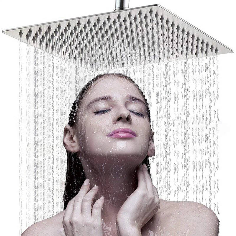Ultra Thin 16-Inch Filtered Rainfall Ceiling Shower Head - Image 2