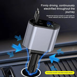 Retractable Car Charger | Multi Cable Fast Charger