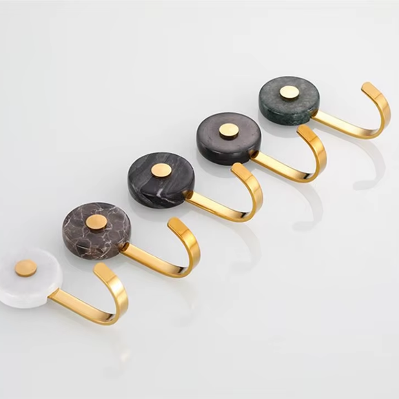 Hook Hanger - marble & metal - Image 3