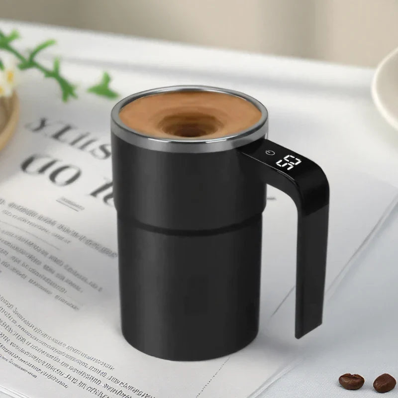 Self Stirring Travel Mug | Automatic Mixing Coffee On The Go-Mug-Homefinn