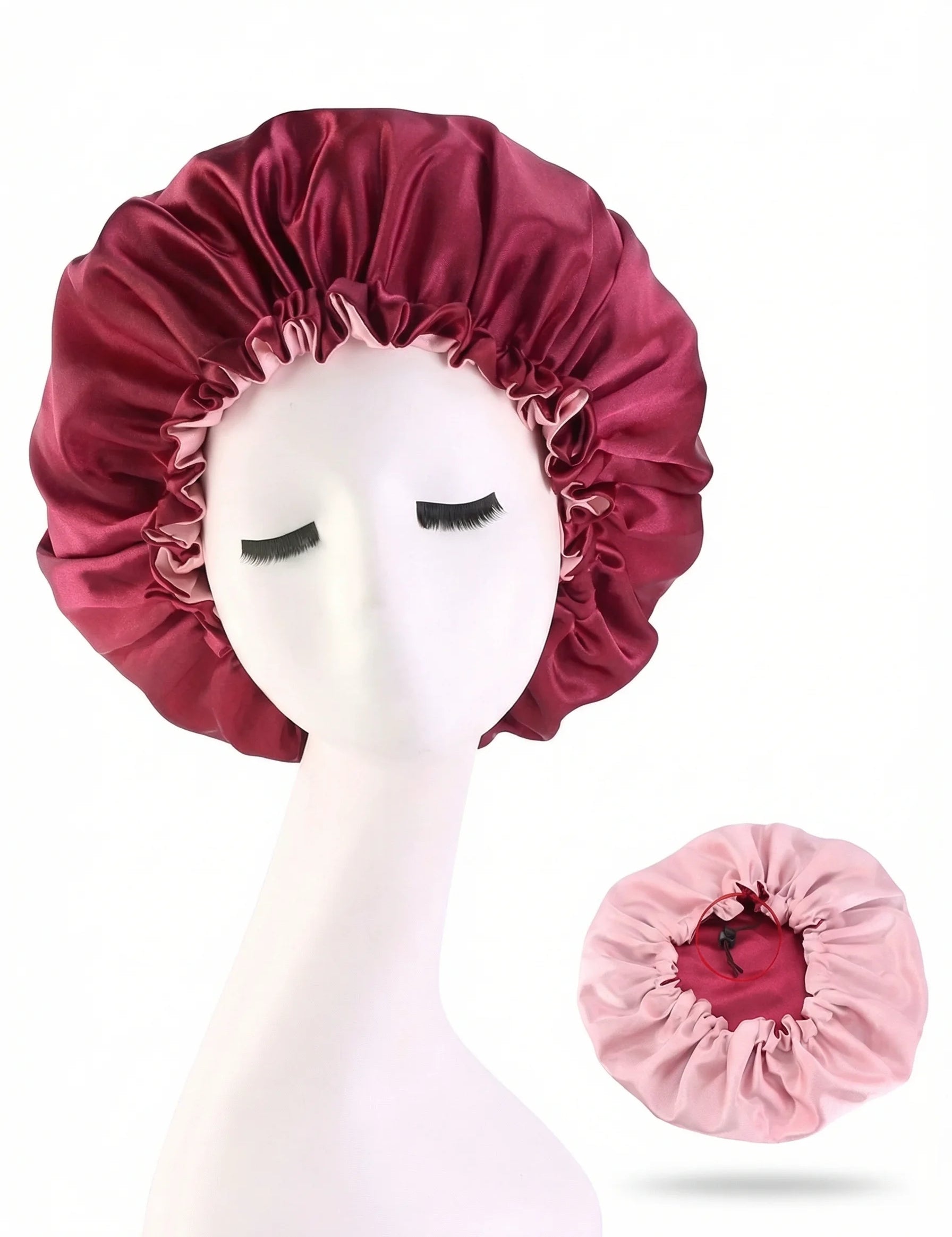 Silk Sleep Bonnet | Hair Protection Overnight Comfort-Sleep Bonnet-Homefinn