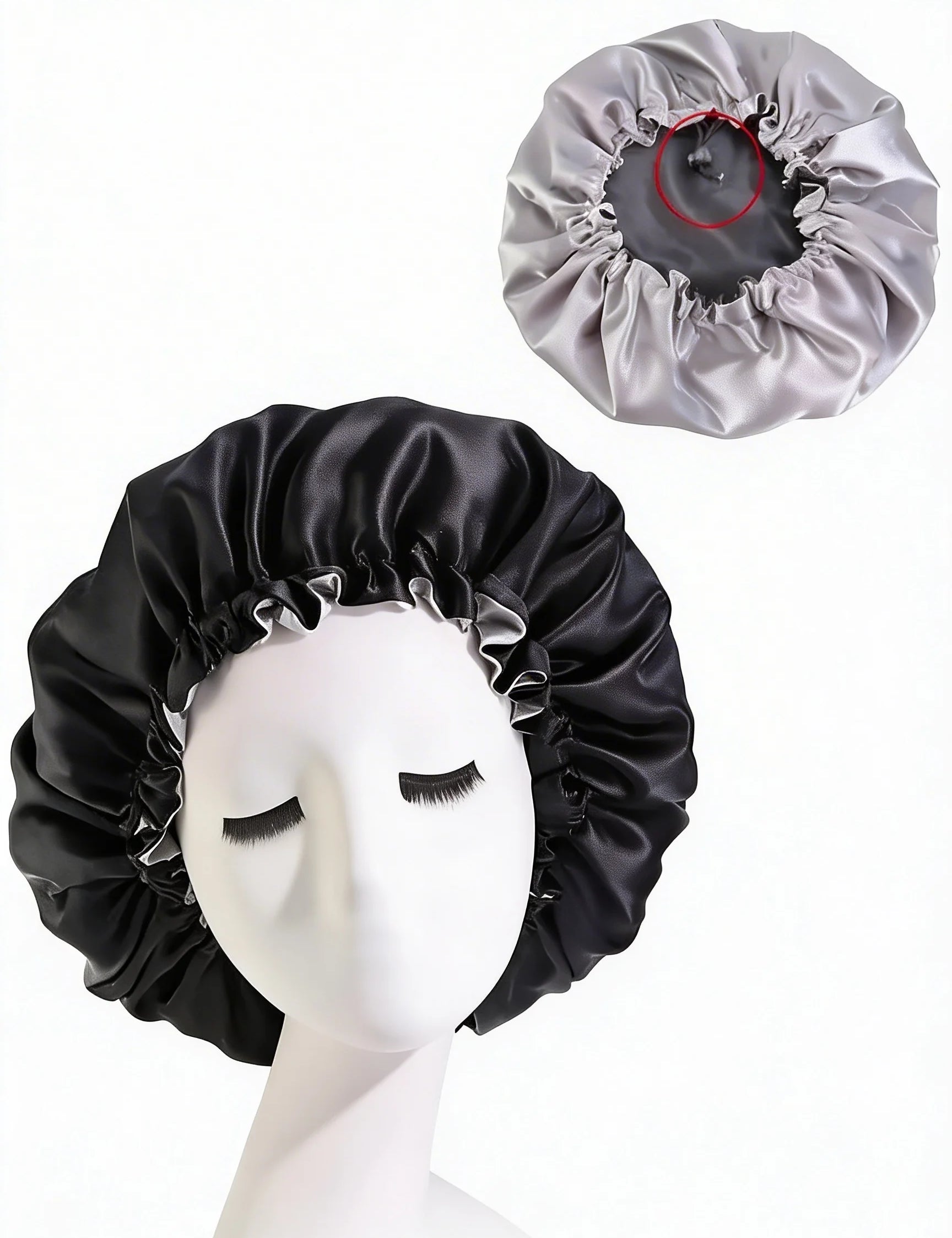 Silk Sleep Bonnet | Hair Protection Overnight Comfort-Sleep Bonnet-Homefinn