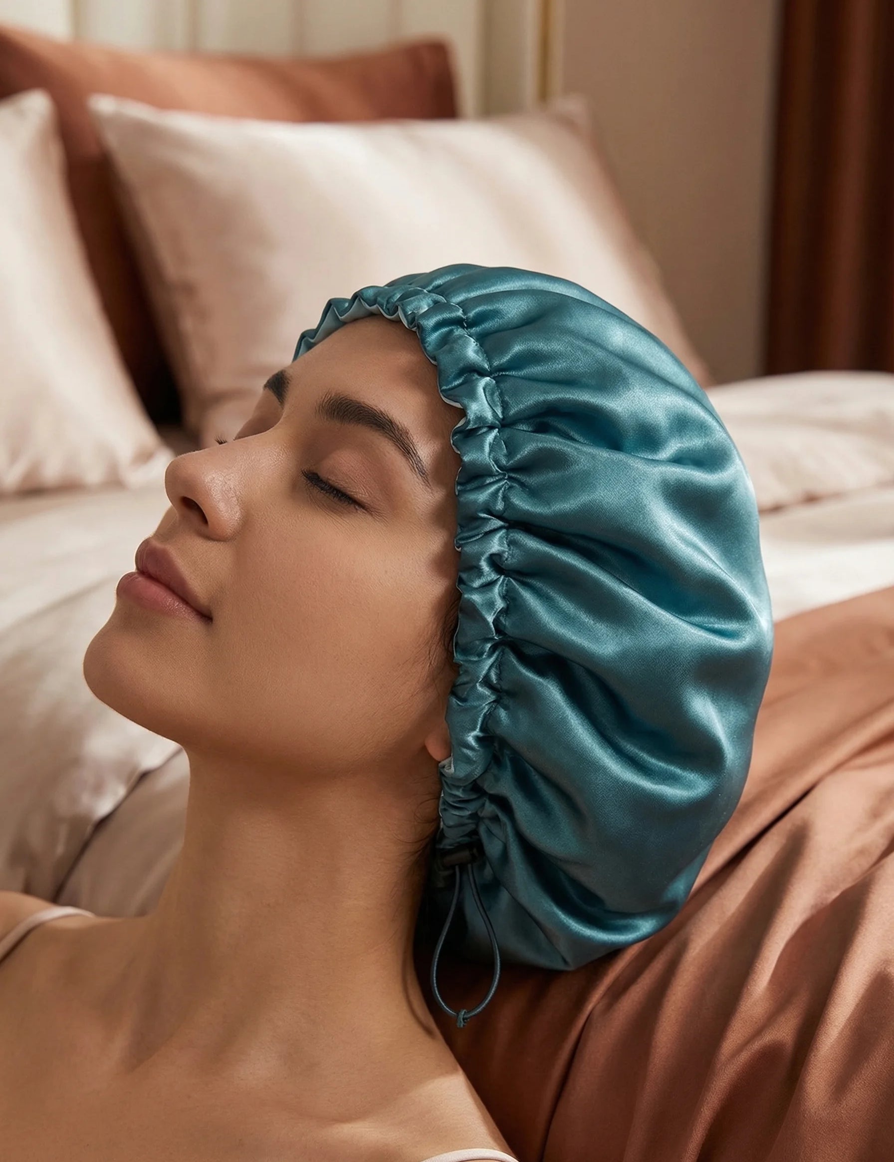 Silk Sleep Bonnet | Hair Protection Overnight Comfort-Sleep Bonnet-Homefinn