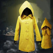 Costume Yellow Hooded Raincoat Jacket