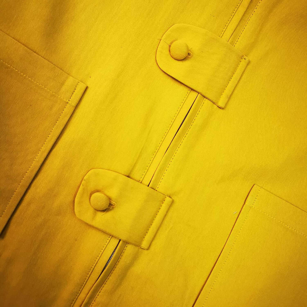 Costume Yellow Hooded Raincoat Jacket - Image 6