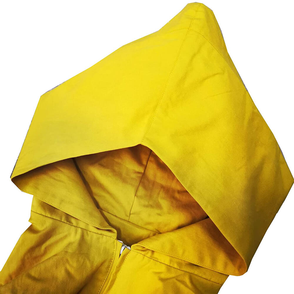 Costume Yellow Hooded Raincoat Jacket - Image 7