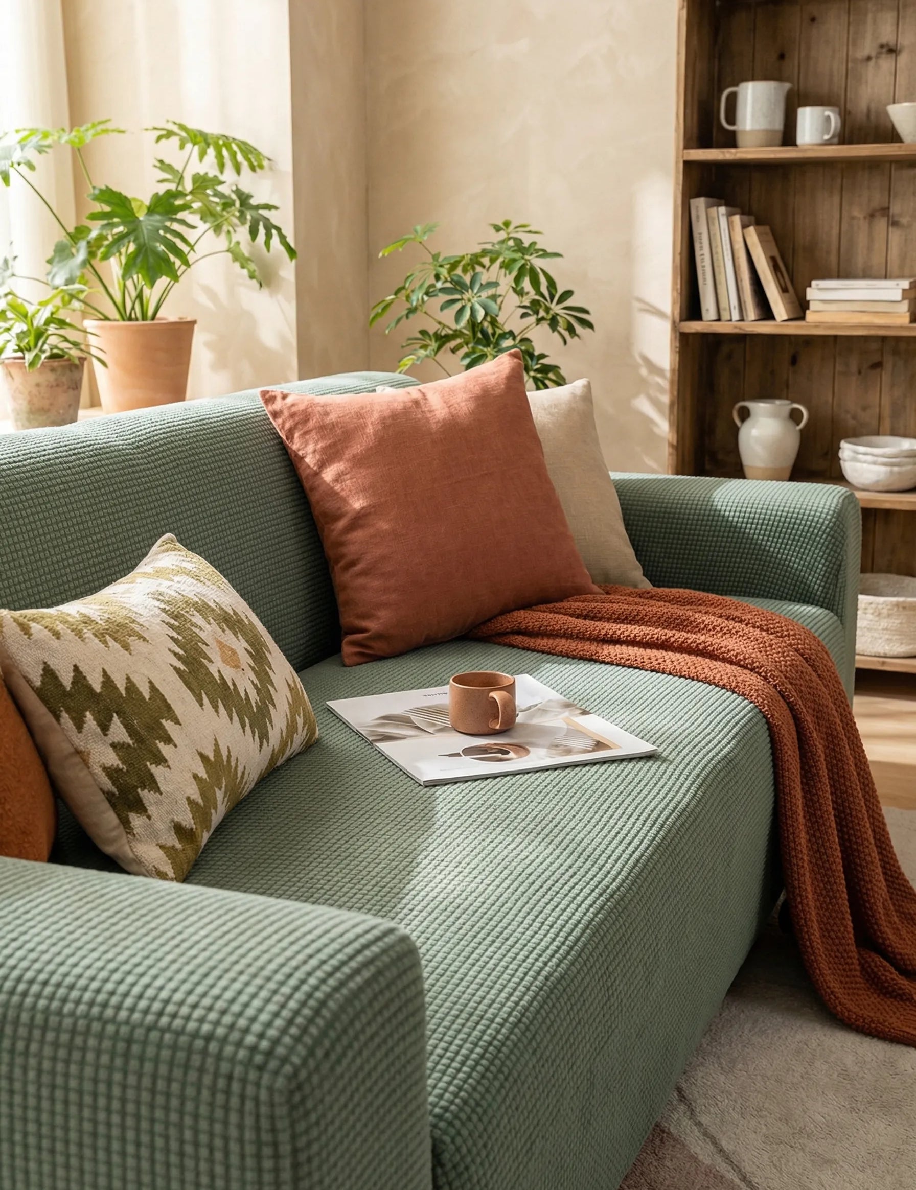 Sofa Covers | Stretch Slipcover Sofa Protector-Sofa Cover-Homefinn