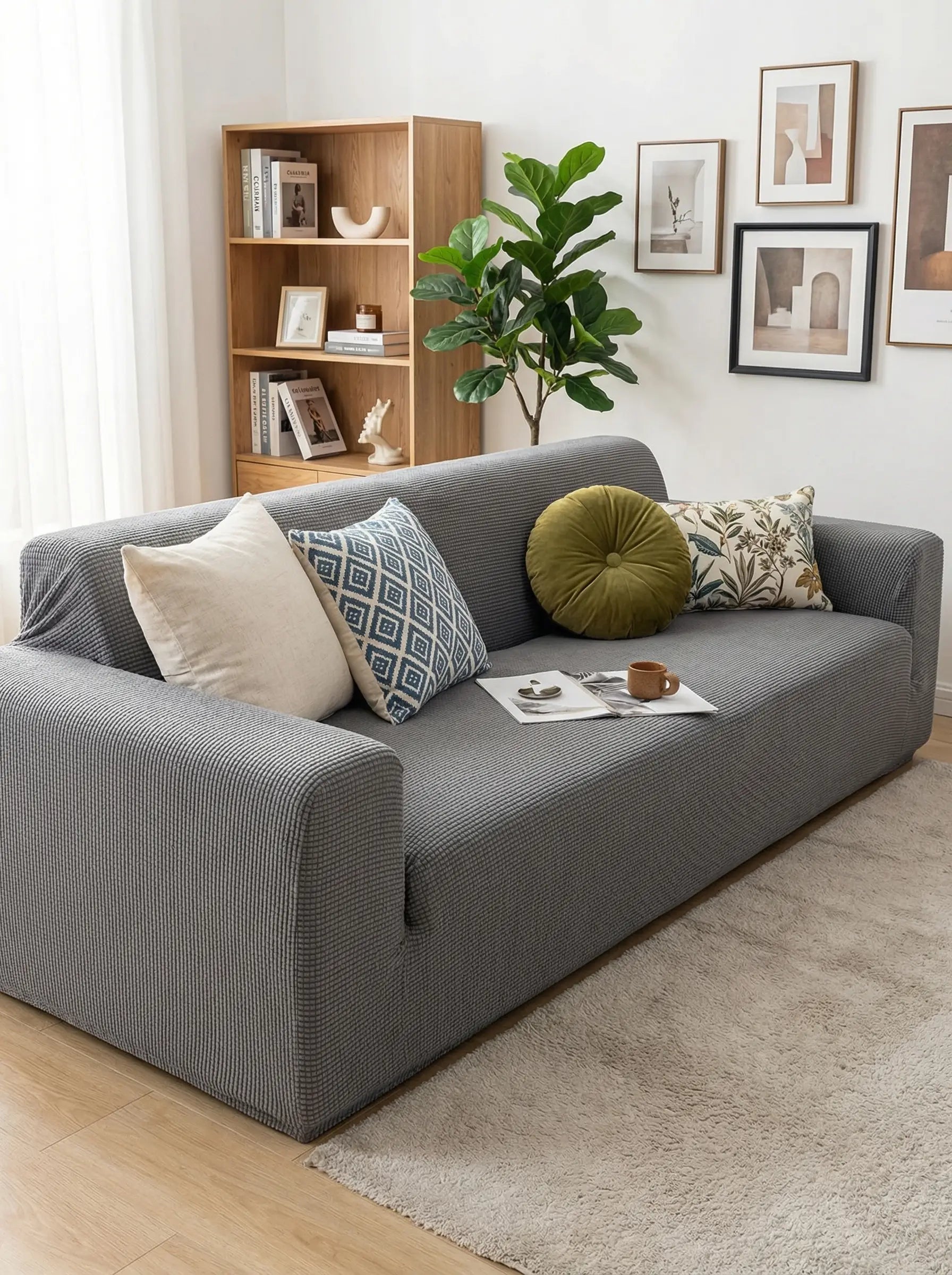Sofa Covers | Stretch Slipcover Sofa Protector-Sofa Cover-Homefinn