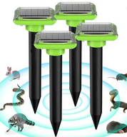 Solar Pest Repeller Stakes | Ground Insert Solar Powered Outdoor Protection-Pest Control-Homefinn