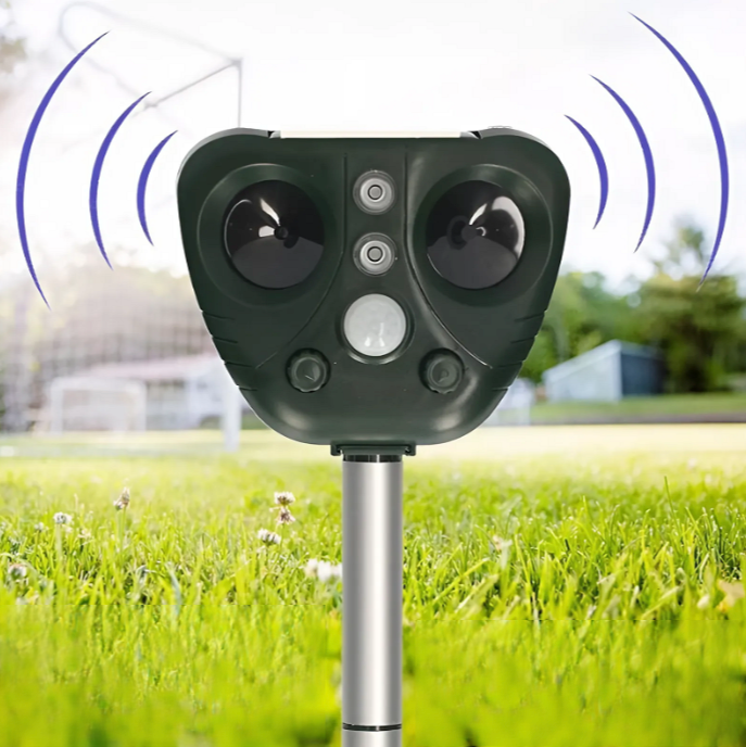 Solar Ultrasonic Bird Repeller Garden and Property Pest Deterrent