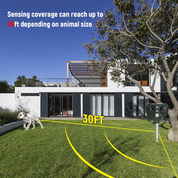 Solar Ultrasonic Bird Repeller Garden and Property Pest Deterrent - Image 3