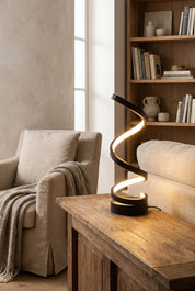 Spiral LED Table Lamp | Modern Ambient Accent Lighting