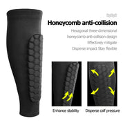1 Pair Honeycomb Soccer Shin Guards - Image 4