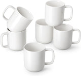 Stackable Coffee Mug Set | Cylindrical Shape Integrated Handles Beverage Service