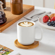 Stackable Coffee Mug Set | Cylindrical Shape Integrated Handles Beverage Service-Mug-Homefinn