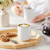 Stackable Coffee Mug Set | Cylindrical Shape Integrated Handles Beverage Service-Mug-Homefinn
