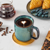 Stackable Coffee Mug Set | Cylindrical Shape Integrated Handles Beverage Service-Mug-Homefinn