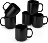 Stackable Coffee Mug Set | Cylindrical Shape Integrated Handles Beverage Service