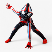 Spidey Costume | Kids Superhero Costume With Hood-Kids Costume-Homefinn