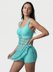 Swim Dress | Modest Swimming Suit-Women Swimsuit-Homefinn