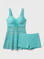 Swim Dress | Modest Swimming Suit-Women Swimsuit-Homefinn