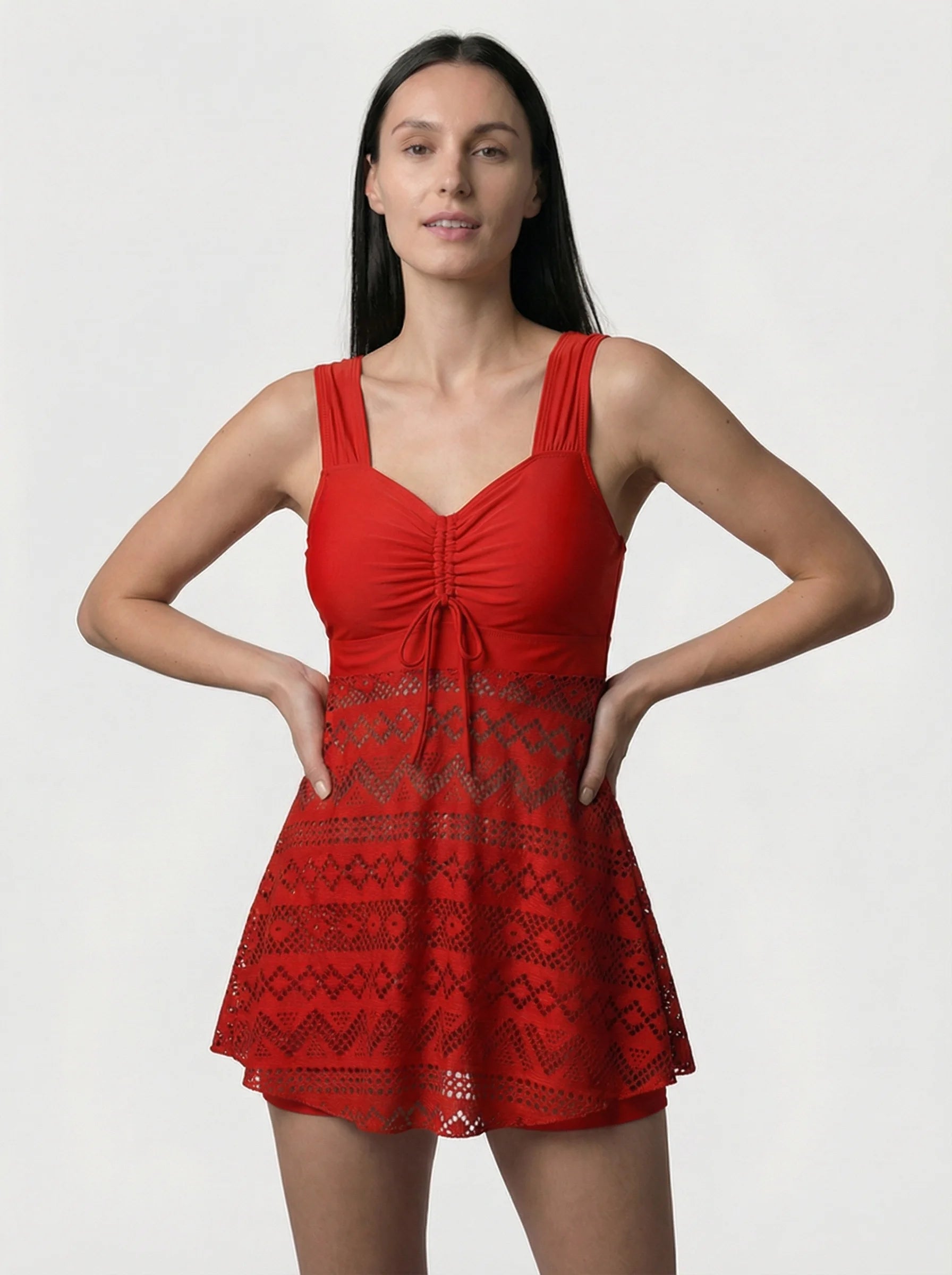 Swim Dress | Modest Swimming Suit-Women Swimsuit-Homefinn