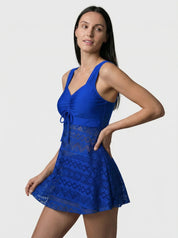 Swim Dress | Modest Swimming Suit-Women Swimsuit-Homefinn