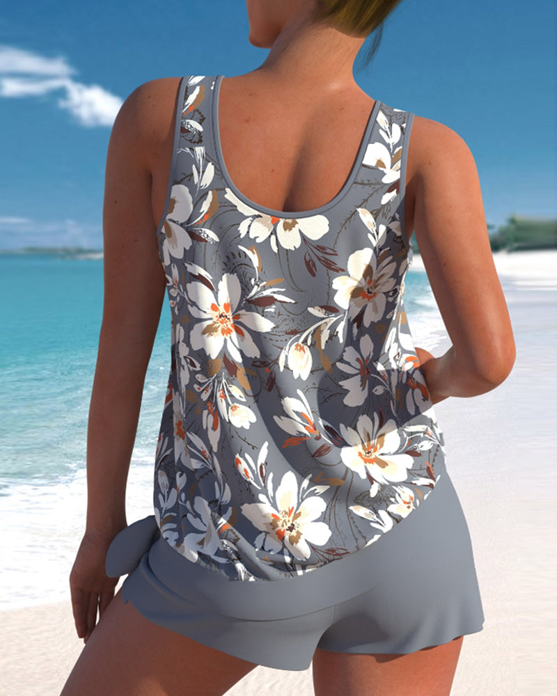 Tankini Swimwear | Two Piece Swim Set-Women Swimwear-Homefinn